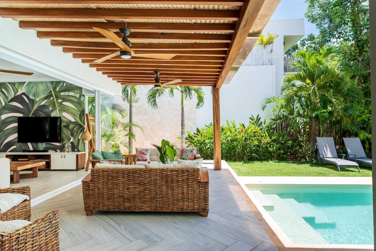 Villa Ek'Balam & Villa Flamingo, Luxury Villas, Private Pool, Private Garden, Jacuzzi, 24H Security トゥルム エクステリア 写真