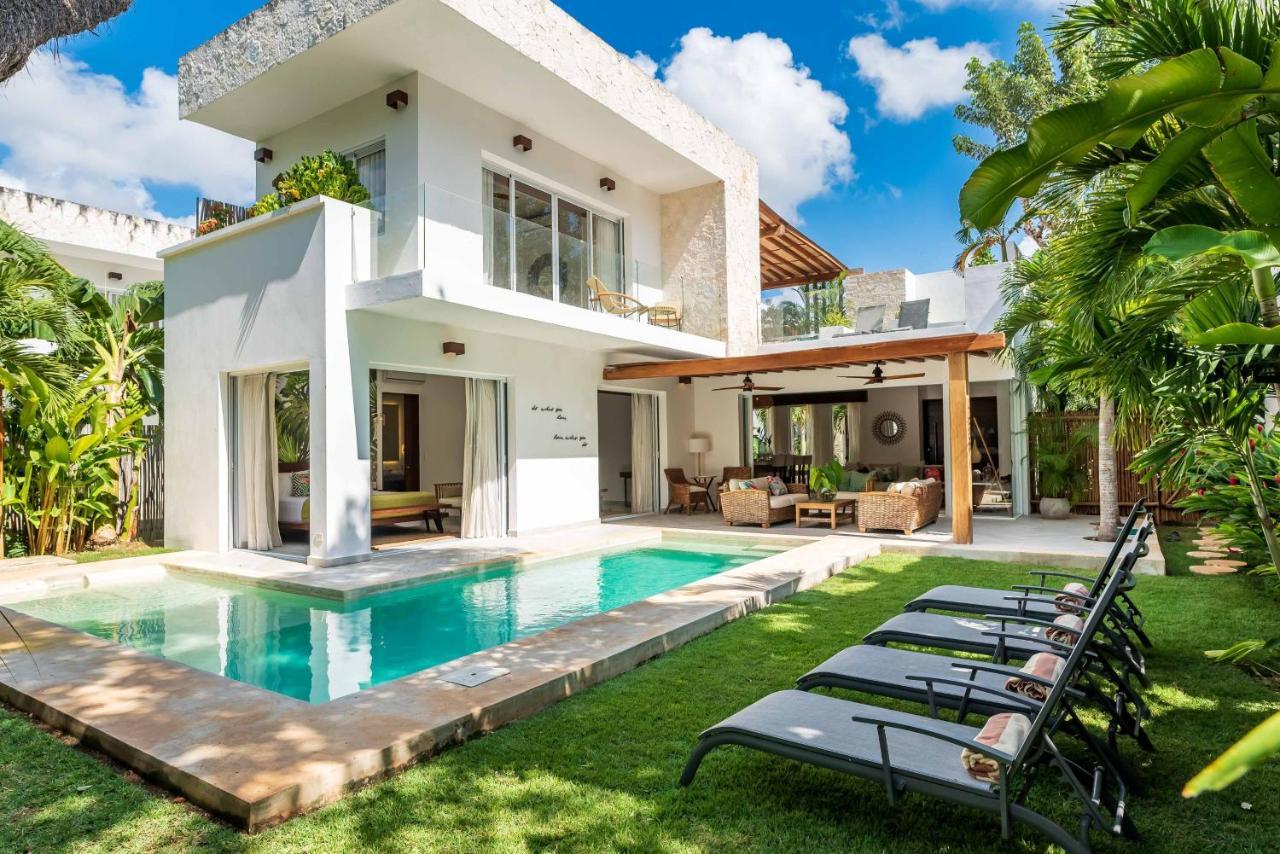 Villa Ek'Balam & Villa Flamingo, Luxury Villas, Private Pool, Private Garden, Jacuzzi, 24H Security トゥルム エクステリア 写真