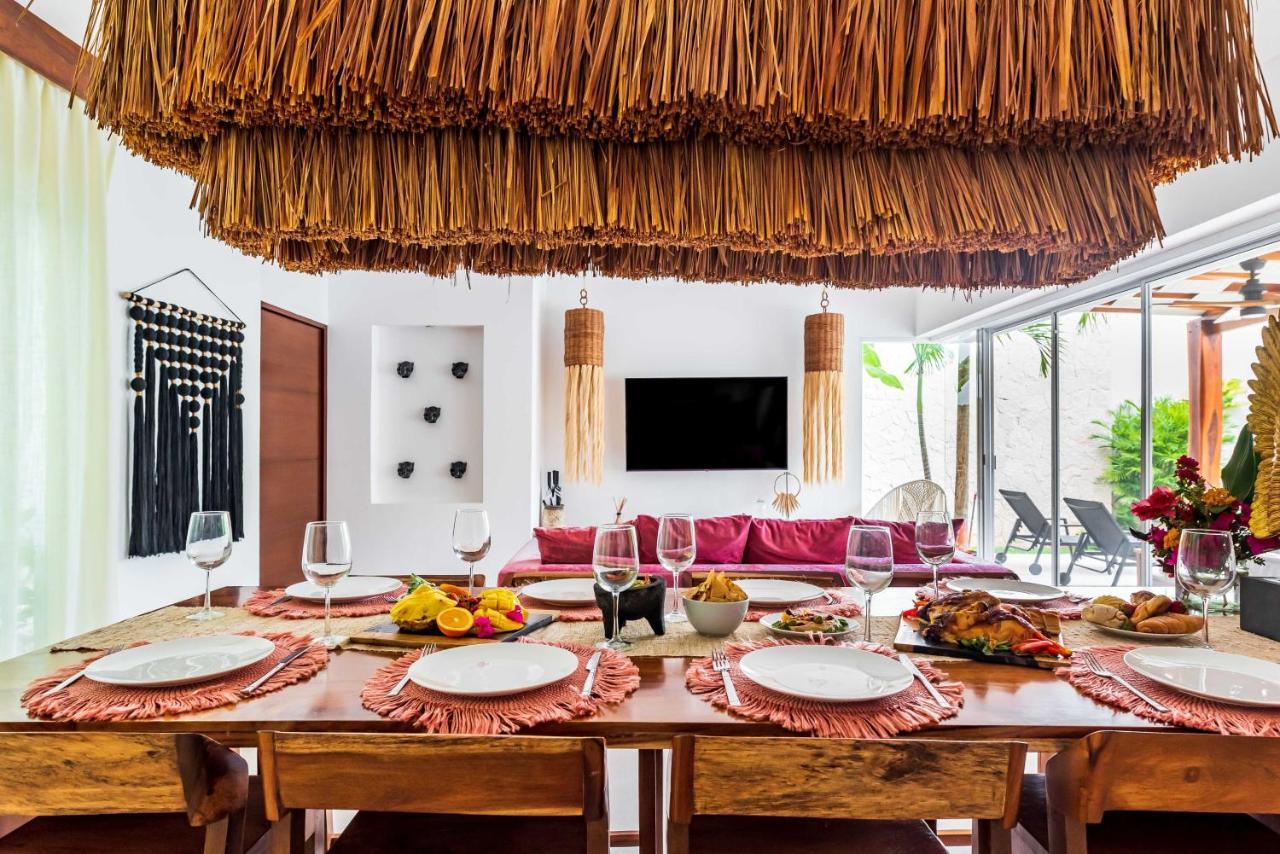 Villa Ek'Balam & Villa Flamingo, Luxury Villas, Private Pool, Private Garden, Jacuzzi, 24H Security トゥルム エクステリア 写真
