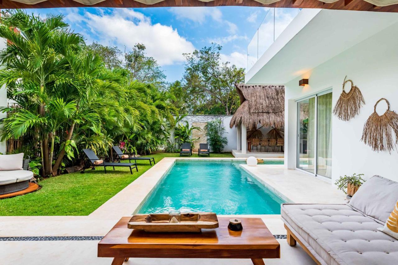Villa Ek'Balam & Villa Flamingo, Luxury Villas, Private Pool, Private Garden, Jacuzzi, 24H Security トゥルム エクステリア 写真