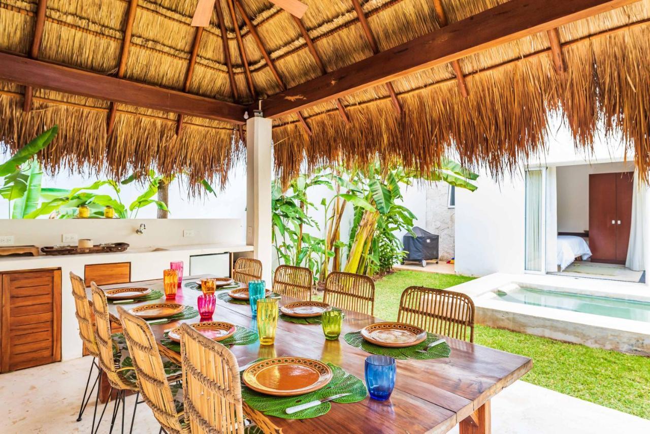 Villa Ek'Balam & Villa Flamingo, Luxury Villas, Private Pool, Private Garden, Jacuzzi, 24H Security トゥルム エクステリア 写真